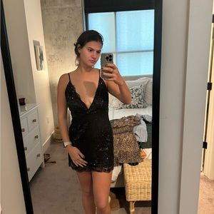 Sequin mini cocktail dress from Superdown
